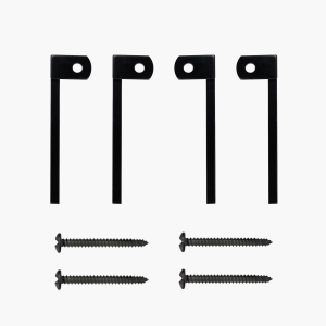 Flush-Mount Window Bar Brackets (4-Pack)